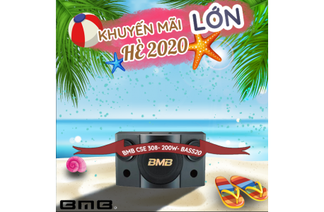 Loa Karaoke BMB CSE 308- CS 200W- Đường kính loa bass 20cm chính hãng giá rẻ