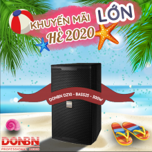 Loa Full DONBN DZ10 Chính Hãng, Bass 25, Peak 1200W