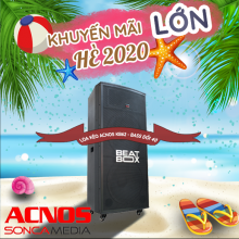 Loa kéo di động Acnos KB62 - Bass đôi 40