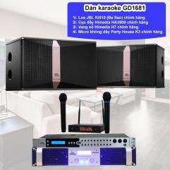 Dàn karaoke gia đình GD1681 chính hãng