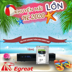 Đầu phát karaoke thông minh Egreat A10II kèm ổ 3Tb