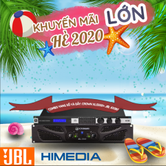Combo vang số và đẩy: Crown XLi3500+ JBL KX180- Tiệm cận sự hoàn hảo