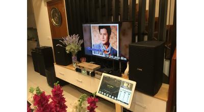 Bộ dàn karaoke cao cấp cho gia đình Anh Quân ở Vinhome Thăng Long- An Khánh, Hoài Đức, Hà Nội