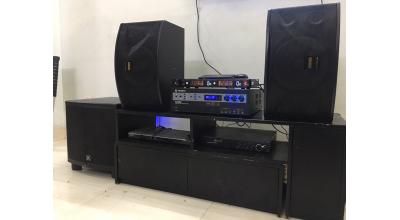 Lắp đặt dàn karaoke gia đình chính hãng của anh Long Bình Tân HCM