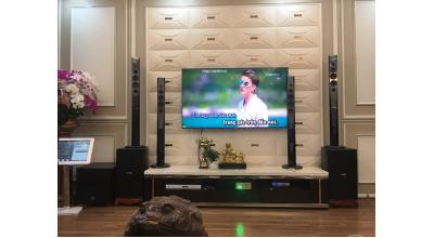 Bộ dàn karaoke gia đình cho a Sơn ở Định Công, Hoàng Mai, Hà Nội