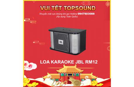 Loa Karaoke JBL RM12 chính hãng, Bass 30cm, công suất 400W