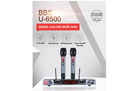 Micro không dây cao cấp BBS U6500- Sản phẩm đẳng cấp cho dàn karaoke