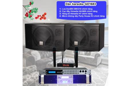 Dàn karaoke gia đình GD1683 chính hãng giá rẻ