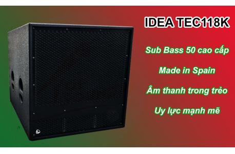 Loa Sub IDEA TEC118K chính hãng cao cấp