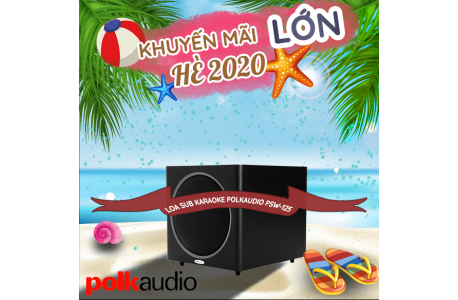 Loa Sub Karaoke Polkaudio PSW-125 xuất xứ chính hãng từ Mỹ