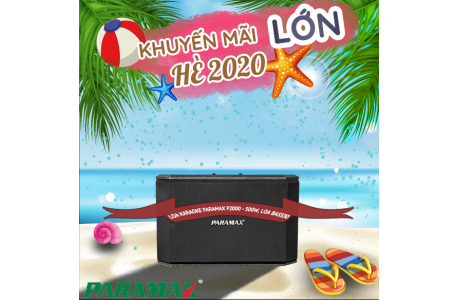 Loa karaoke Paramax P-2000 chính hãng giá rẻ, Công suất 500W, bass 30cm