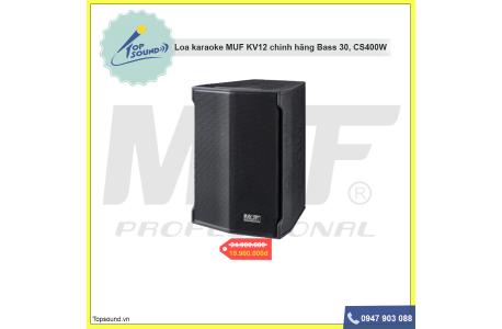 Loa karaoke muf KV12 chính hãng: Bass 30, công suất 400W