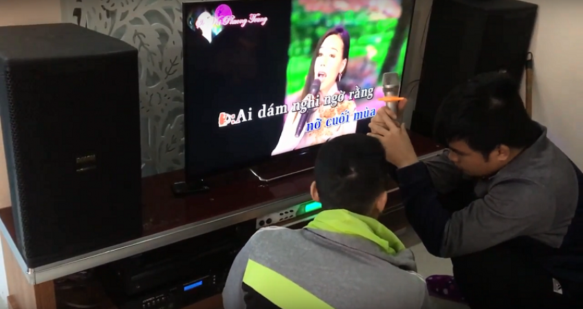 Bộ dàn karaoke gia đình cực hay cho anh Tý ở Nam Từ Liêm, Hà Nội