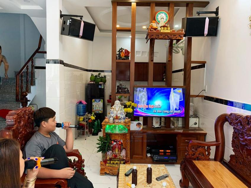 LẮP DÀN KARAOKE CHÍNH HÃNG VỚI JBL MỸ CHO ANH TUÂN HÀ NỘI