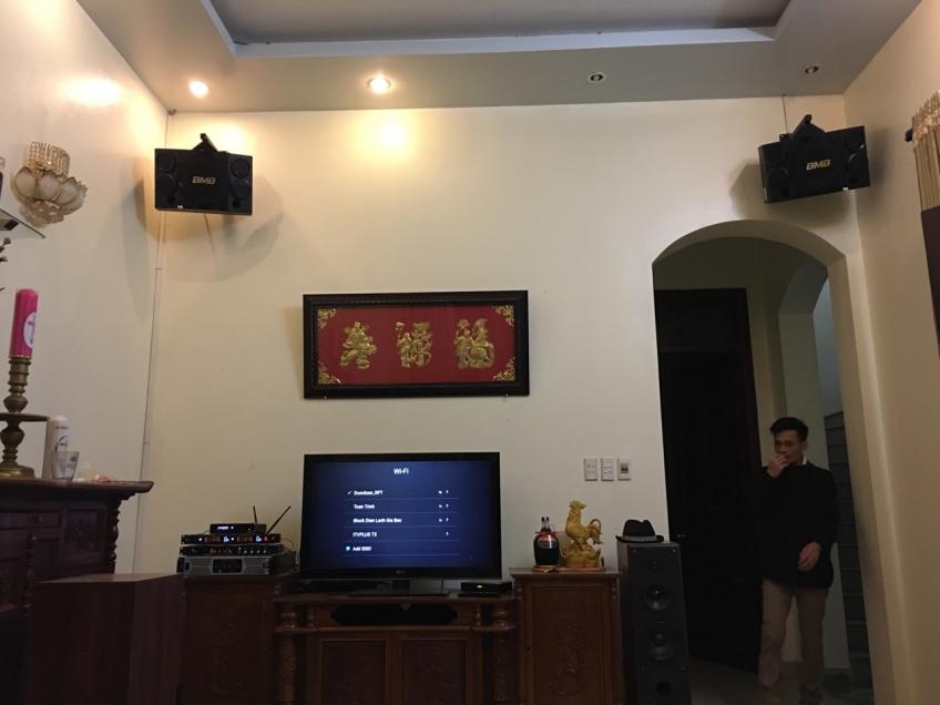 Bộ dàn karaoke cho anh Lĩnh ở Hoài Đức- Hà Nội
