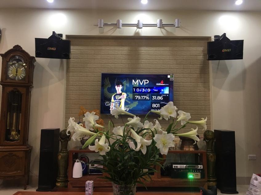 Bộ dàn Karaoke gia đình cho chị Vân ở Lạc Long Quân, Tây Hồ, Hà Nội