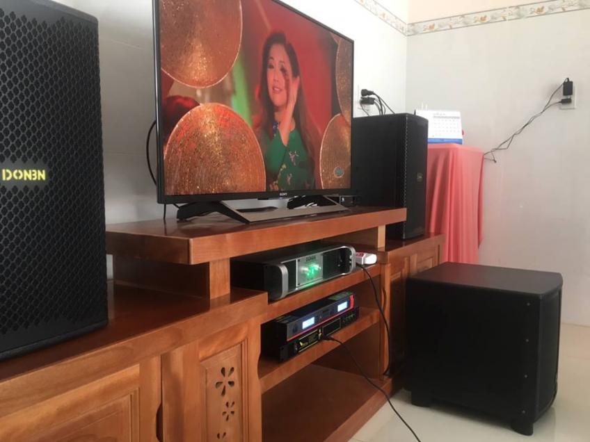 Dàn karaoke với loa Full DonBN chính hãng của chú Nam Đồng Nai