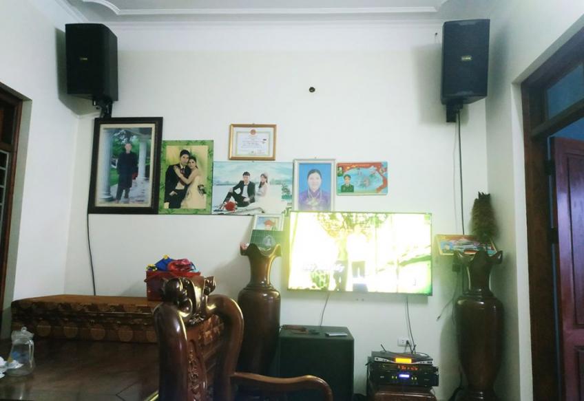 Lắp bộ dàn karaoke gia đình cao cấp cho anh Đông- Sóc Sơn- Hà Nội