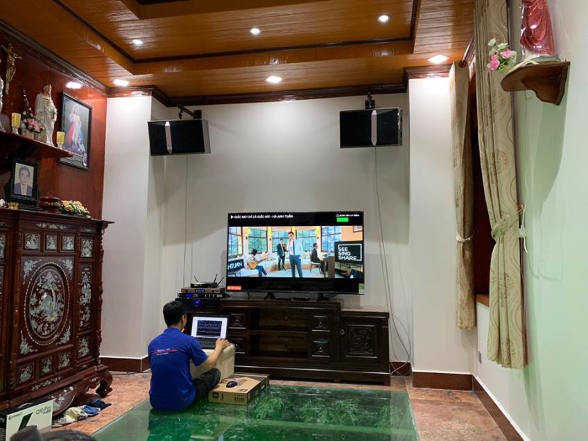 Topsound thi công và lắp đặt dàn karaoke chính hãng cho anh Phúc Quận 8- TP Hồ Chí Minh