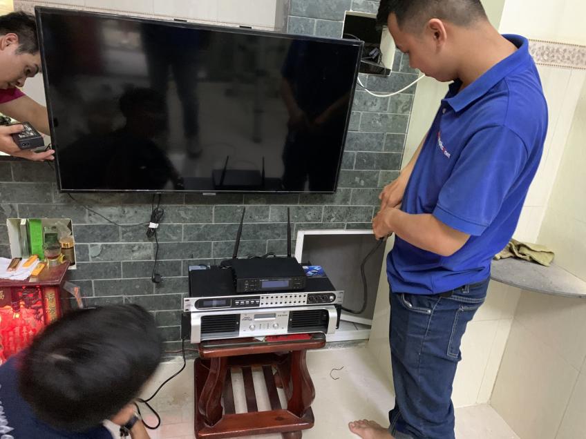 Lắp đặt dàn combo karaoke gia đình JBL tại Long An